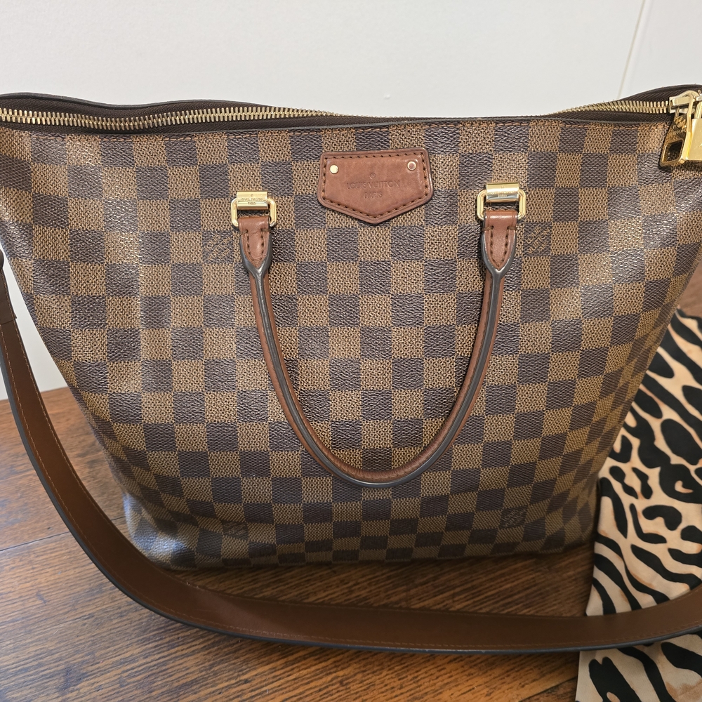 Louis Vuitton Damier Ebene Belmont Tote